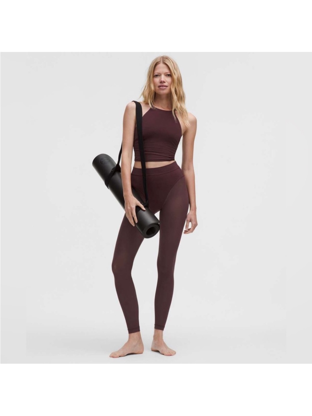 Set Lululemon Nulu Mesh Set - Goodnight Plum